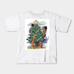 mer-ry christmas Kids T-Shirt